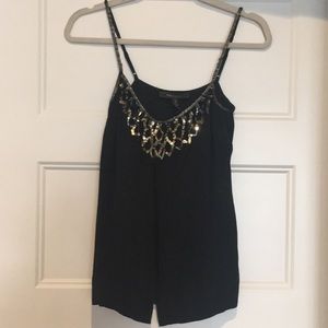 BCBG sequined detail tank top